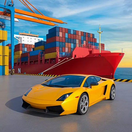 Car Cargo Ship Game