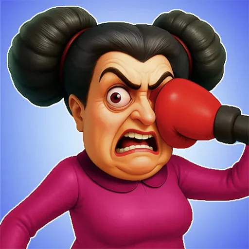 Crazy Aunty: Slap & Punch