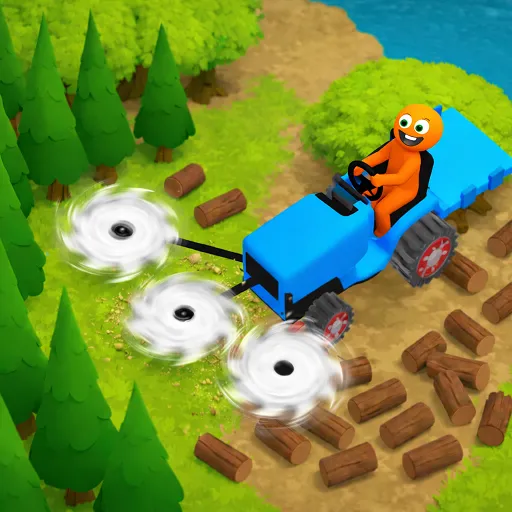 Crazy Lumberjack: Cut Them All