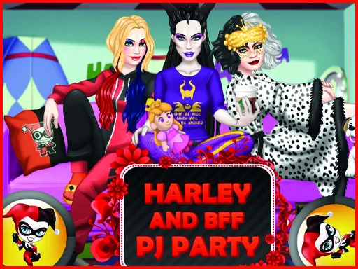 Dress Up Game: Harley and BFF PJ Party