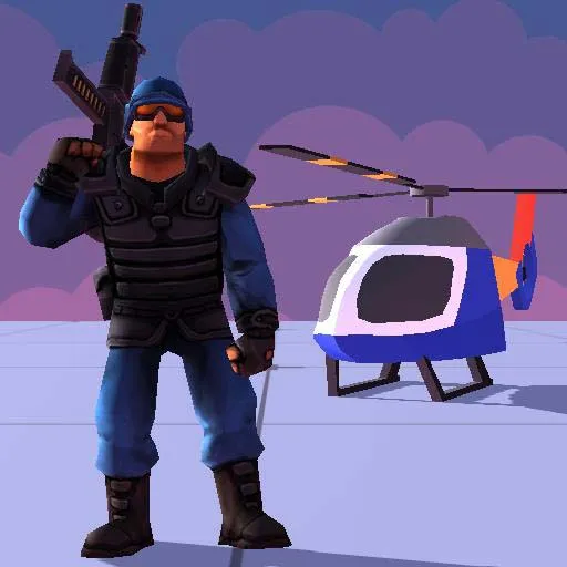 GunShip Shooting Attack Game 3D