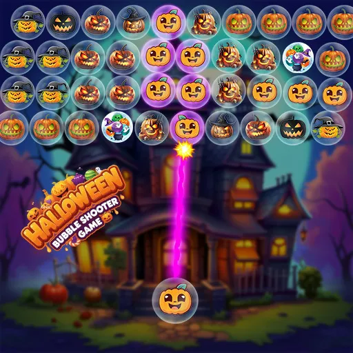 Halloween Bubble Shooting Game