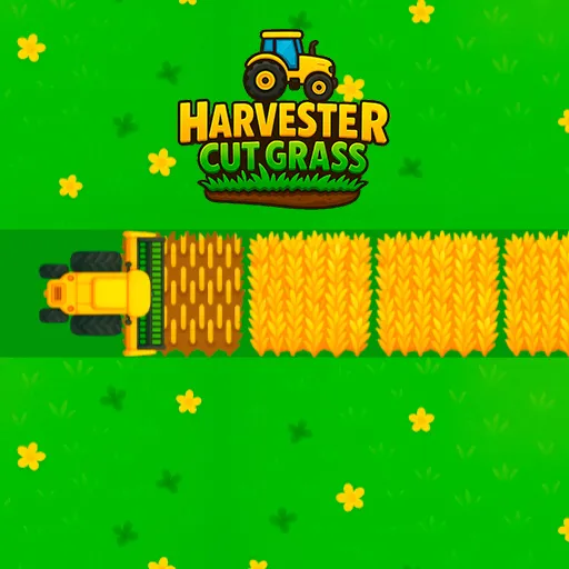 Harvester Cut Grass