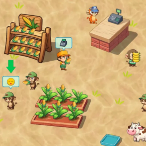 Jungle Mart idle game