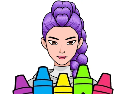 kpop hunter coloring