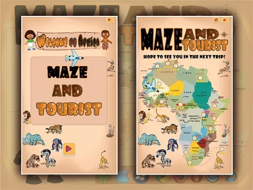 Maze And Tourist