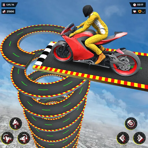 Mega Ramps Bike Stunt Game