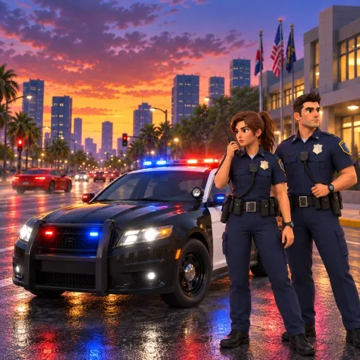 Police Car Chase Prison Escape Game