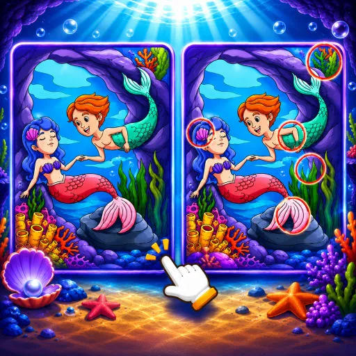 Spot The Difference Mystic Mermaids