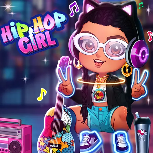 Stylish Hip Hop Girl