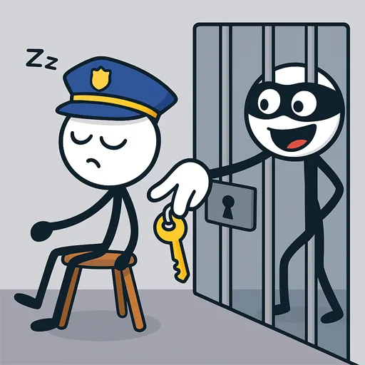 Thief Puzzle Long Hand Game
