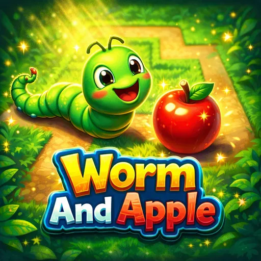 Worm And Apple